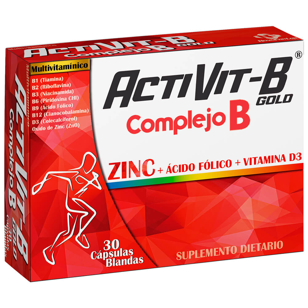 ACTIVIT-B - Complejo B + Zinc + Vitamina D3 - BIOFREN